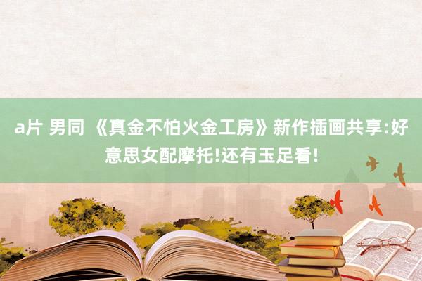 a片 男同 《真金不怕火金工房》新作插画共享:好意思女配摩托!还有玉足看!